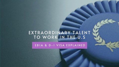 Raising the Standard for Extraordinary Talent Visas Raising the Standard for Extraordinary Talent Visas